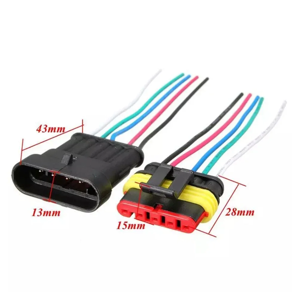 

1/2/3/4/5/6 Pin/Wire Waterproof Plug Connector Electrical Car Sealed Male/Female Waterproof Plug Connector Electrical Car Sealed