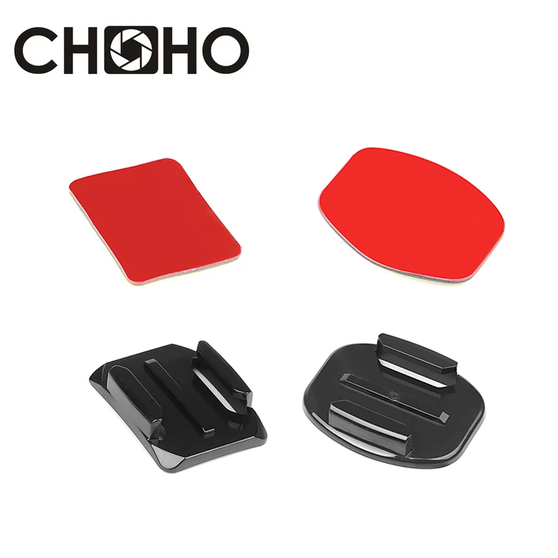 For Gopro Accessorie Adhesive Mounts Sticker Sticky Flat Curved Mount Helmet Surfboard For Gopro Hero 13 DJI Action 4 Camera