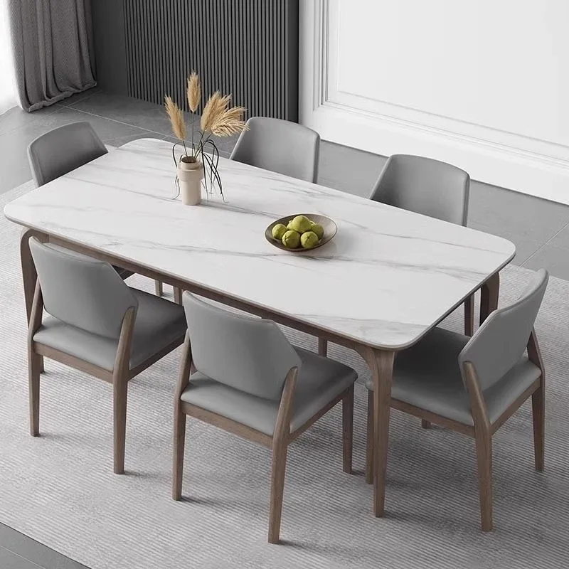 Space Saving Restaurant Home Dining Tables Interior Wooden Seating Room Dining Tables Solid Wood Table A Manger Home Furniture