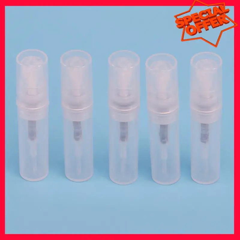 

-ESTR 2000Pcs 2ML Transparent Plastic Spray Bottle Small Cosmetic Packing Atomizer Perfume Bottles Atomizing Spray Container