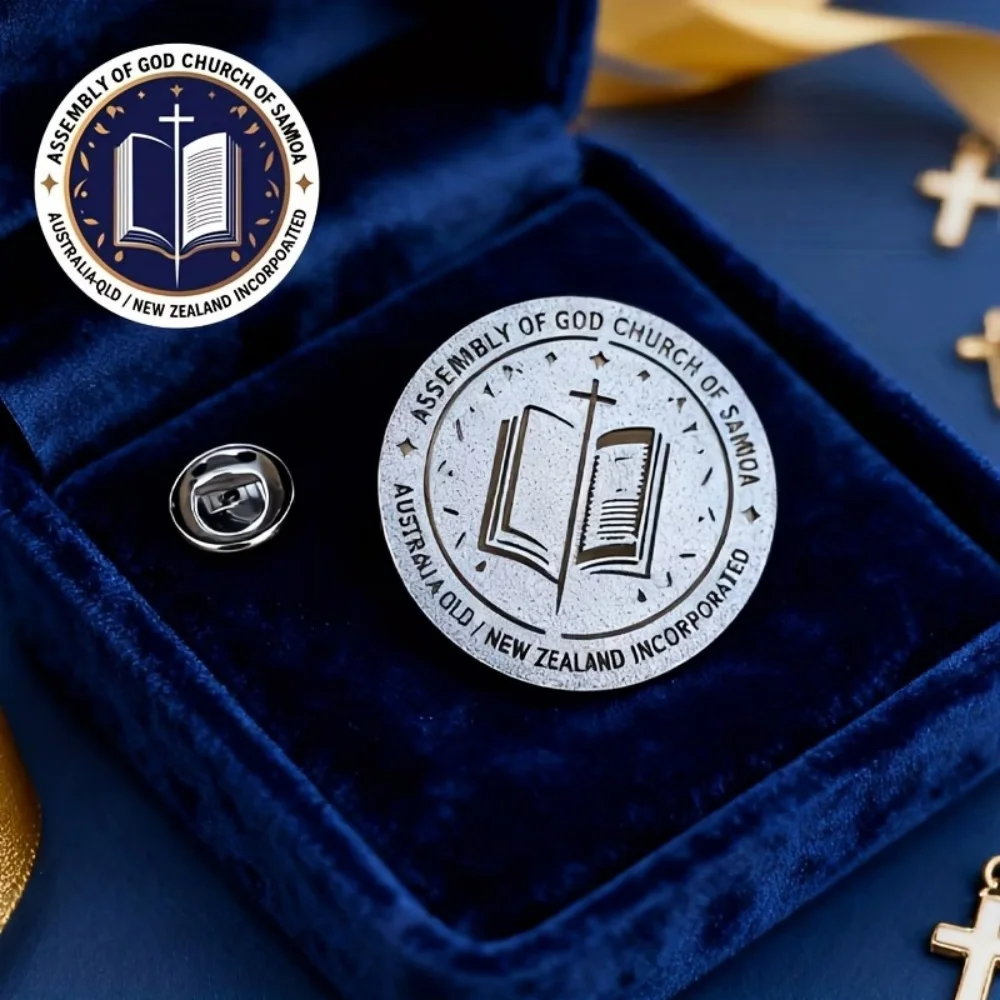 

Брошь из нержавеющей стали с индивидуальным логотипом, ажурная, матовая, оптом и на заказ, подарок на свадьбу, день рождения, ювелирное украшение