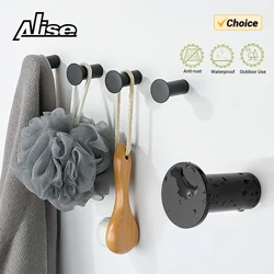 4pcs Stainless Steel Robe Hook Wall Hook Towel Hook for Bathroom Kitchen Garage Heavy Duty Wall Mounted Kitchen Hardware