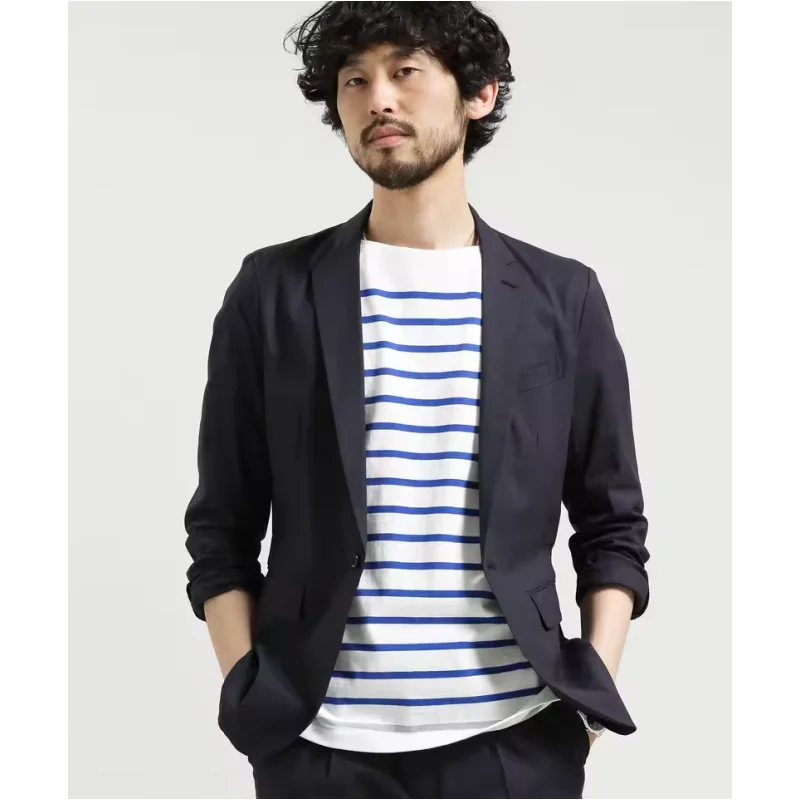 

Men's sports jacket, suit with split collar, single button sports jacket, wedding business formal jacket, casual single jacket