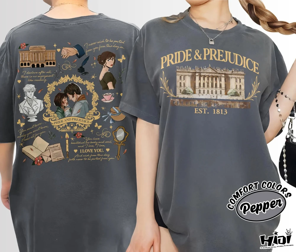 Orgulho e preconceito citações camisa romance romances presente camisa pemberley camisa bookworm presente amante do livro camisa jane austen camisa