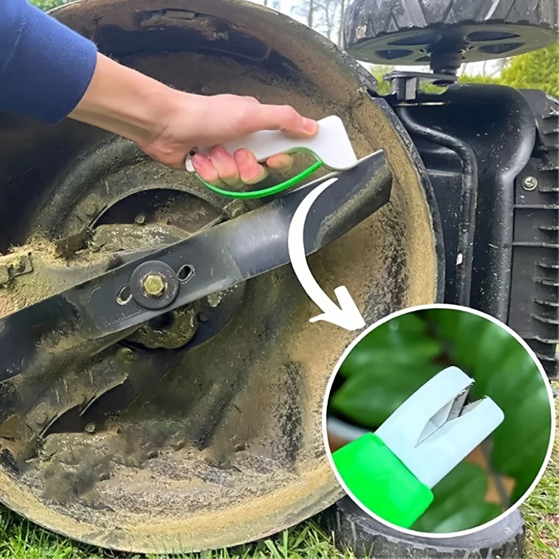 

1pc tungsten steel knife sharpener - pvc manual tool for pocket, serrated knives, axes & sabres - restores & repairs blades