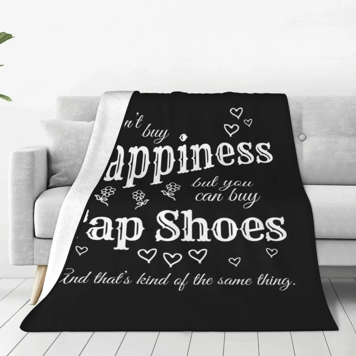 Buy Tap Shoes Dance Teacher Or Student For Four Seasons Universal Blanket Fireplace Can Be Laid Father's Day Gift