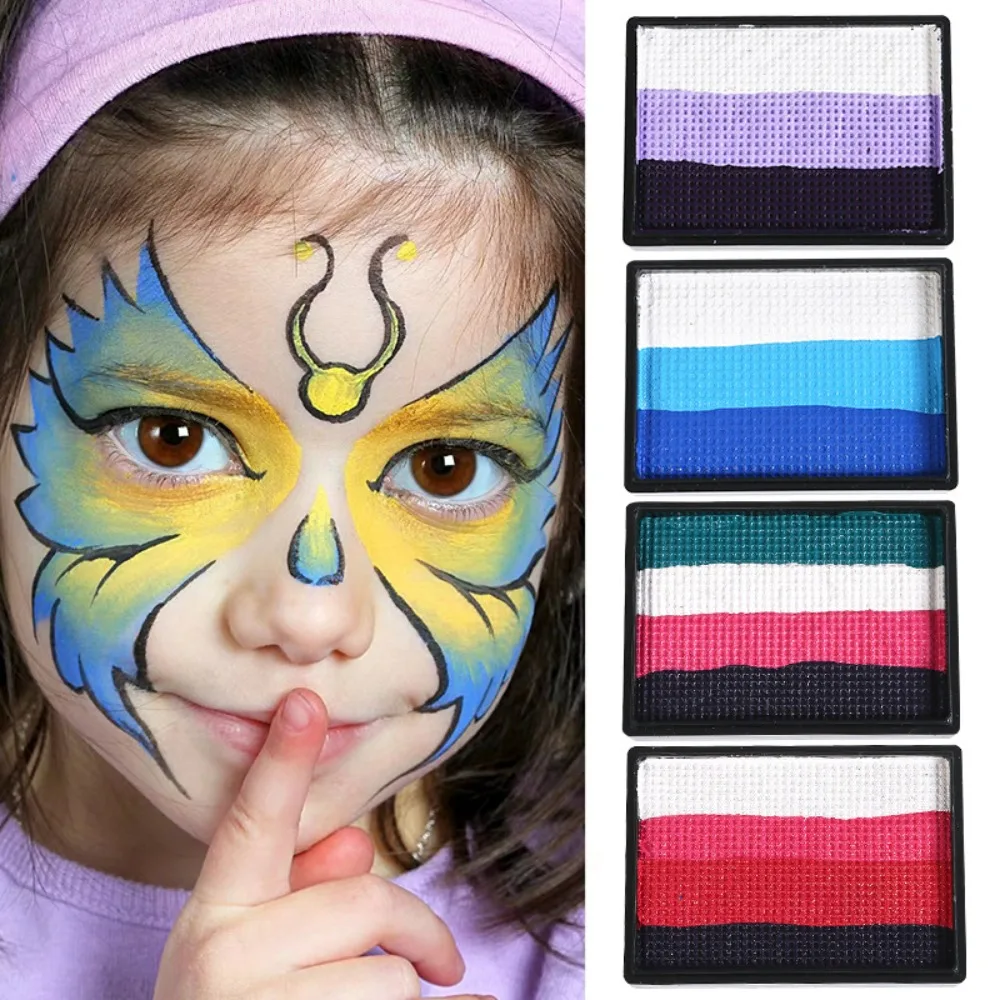 

Безопасный тонер, водостойкая краска для лица, краска для лица, растворимость воды, моющийся сухой крем для рисования лица, искусство человеческого тела