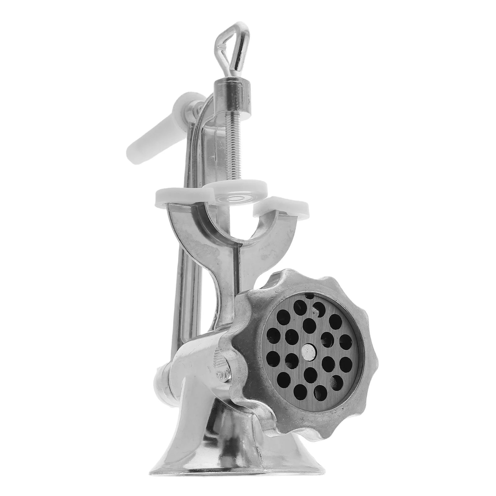 

Manual Meat Mincer -5 Silver Multifunction Sausage Stuffer Tool Kitchen Meat Mince Food Maker Manual Mincer Tool