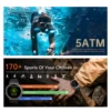 스마트 야외 시계 500mAh Bulit-in GPS 나침반 고도계 기압계 5ATM Waterpro 170+스포츠 모드 Bluetooth 통화 새로운 Smartwatch 2