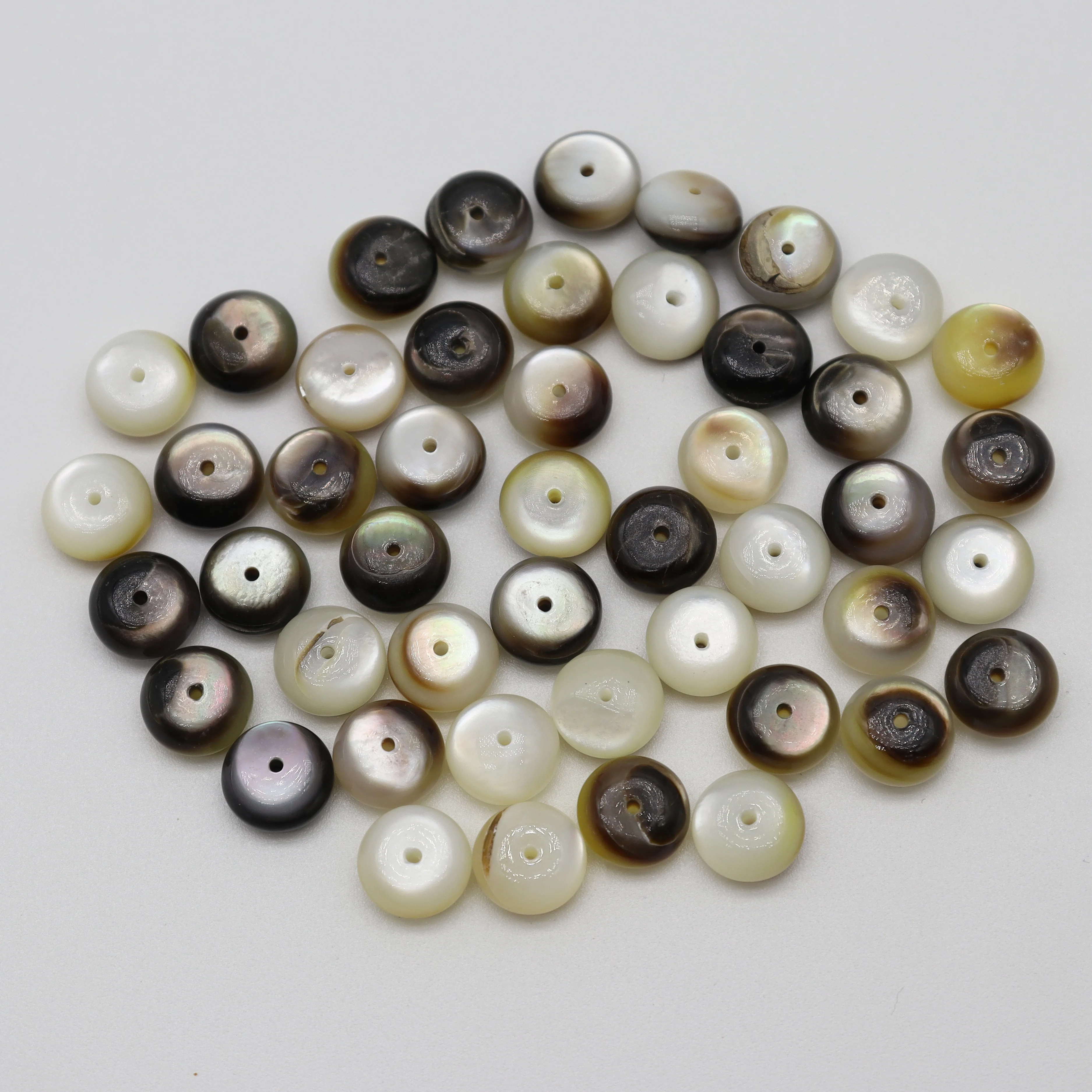 

Natural Seawater Shell Abacus Beads Shape Cut Loose Spacer Beads For Jewelry Making DIY Necklaces Earrings Bracelet Accessories