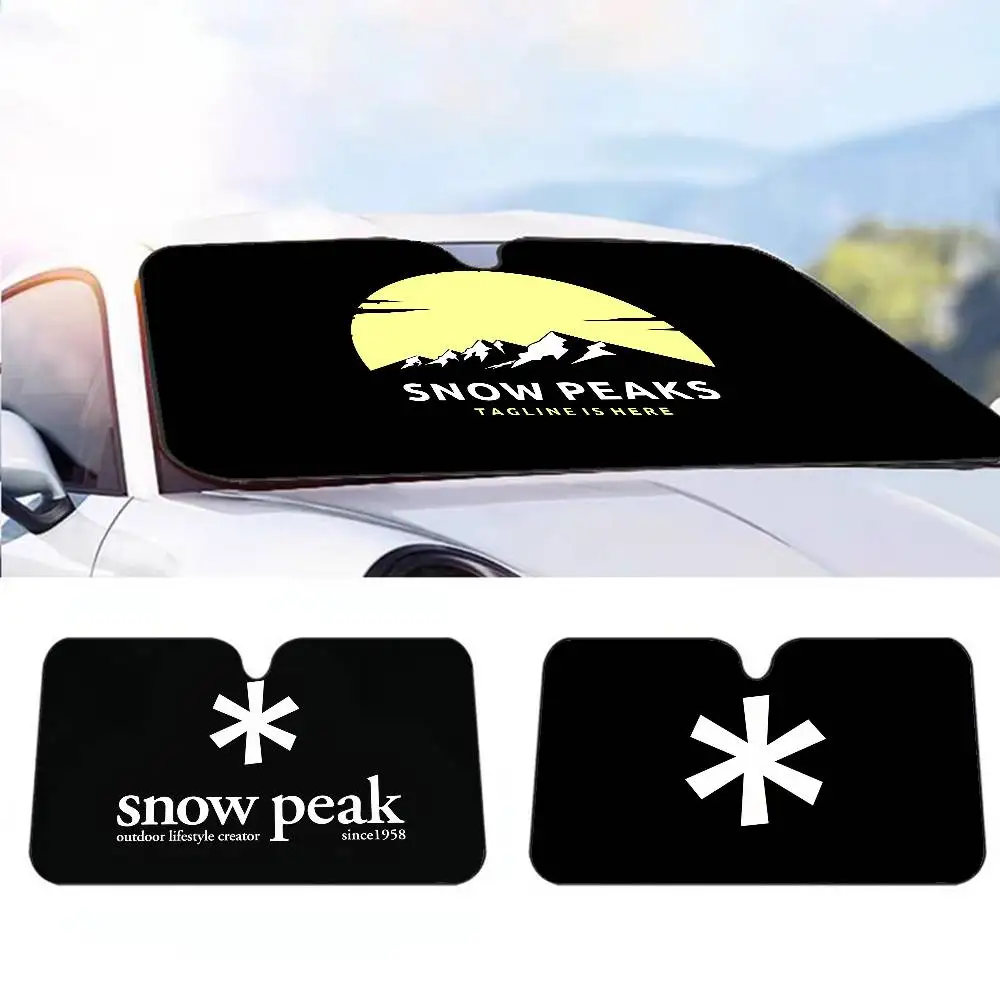 

Модный солнцезащитный козырек с логотипом S-Snow Cool P-Peak, зонтик, солнцезащитный козырек на лобовое стекло автомобиля, защита от ультрафиолета и внутренний охладитель
