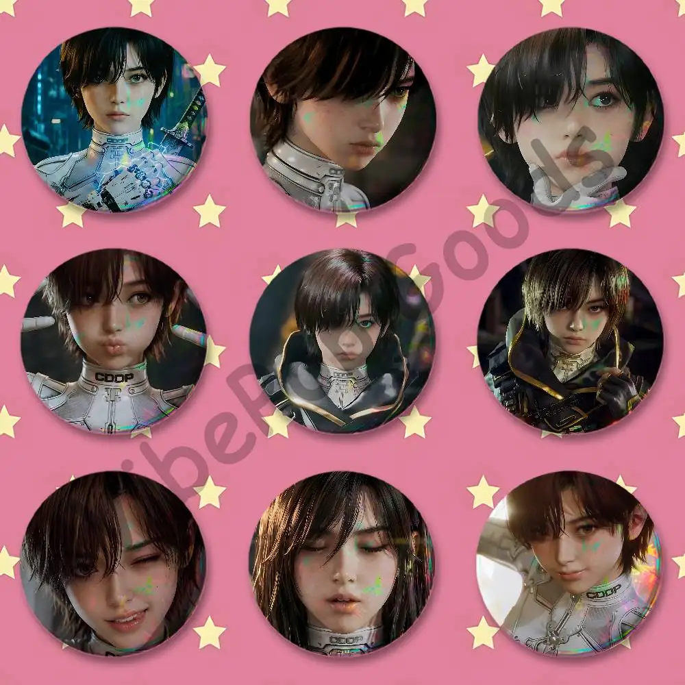 S-Stellar B-Blade EVIE EVE Badges 25 32 44 58 75 mm Round Customizable Wholesale Fan goods Self-made fan freebies