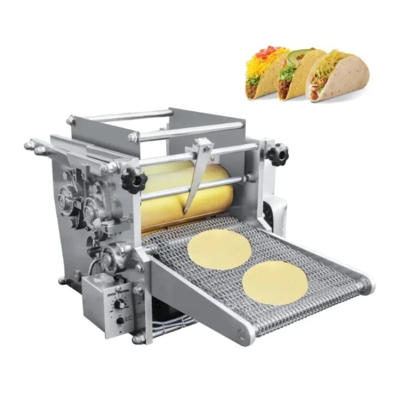 Fully automatic industrial flour corn tortilla machine taco roti maker press cake bread grain products tortilla maker