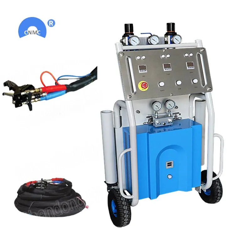 High pressure PU polyurethane insulation spray foam machine used for wall, roof, refrigerator, and box, pipe insulation