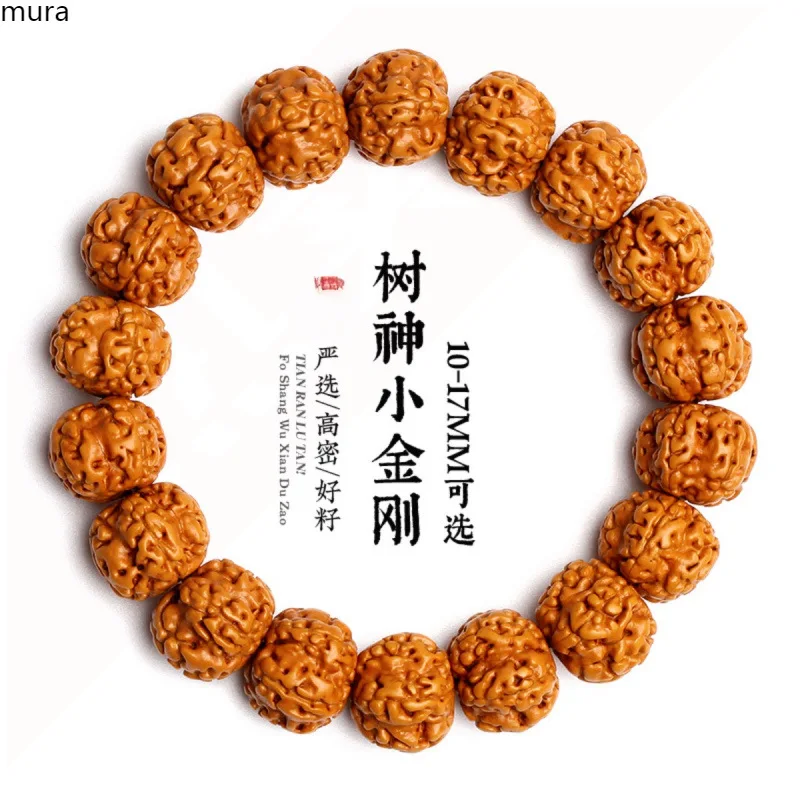 

Tree God Small Vajra Bodhi Bead Buddha Beads Walnut Single Loop Bracelet