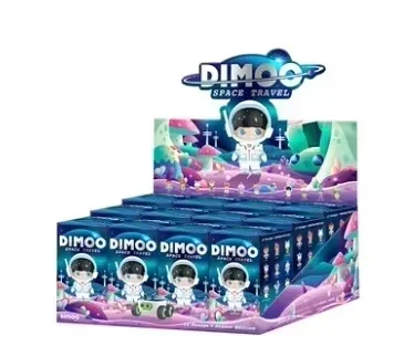 

Pop Mart Dimoo Space Travel Kawaii Anime Action Figure - Mystery Binary Blind Box Dolls for Girls Surprise Gift Caixa Caja