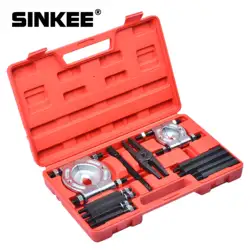 Car Bearing Separator Puller Set Bearing Removal Tool Set 12/14 pcs Bar-Type Splitter Gear Puller Fly Wheel Tool