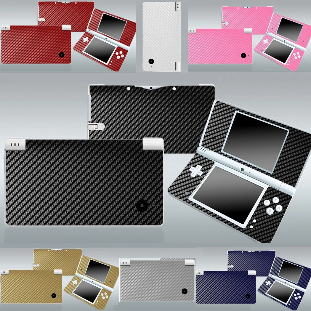 

7 Colours Carbon Fiber Vinyl Skin Sticker Protector for Nintendo DSi NDSi Skins Stickers