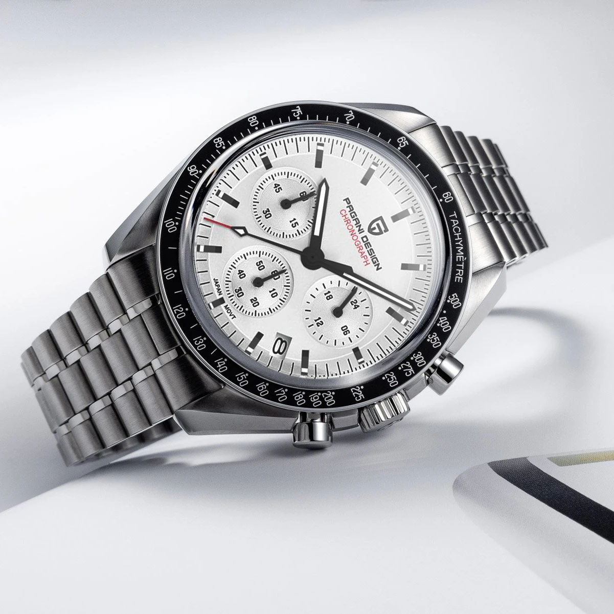 PAGANI DESIGN 2026 New V6 Moon Watches Men Luxury Quartz Watch For