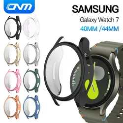 Case for Samsung Galaxy Watch 7 44MM 40MM Full Coverage Bumper Soft TPU Protective Case Cover for Galaxy Watch7 Accessories