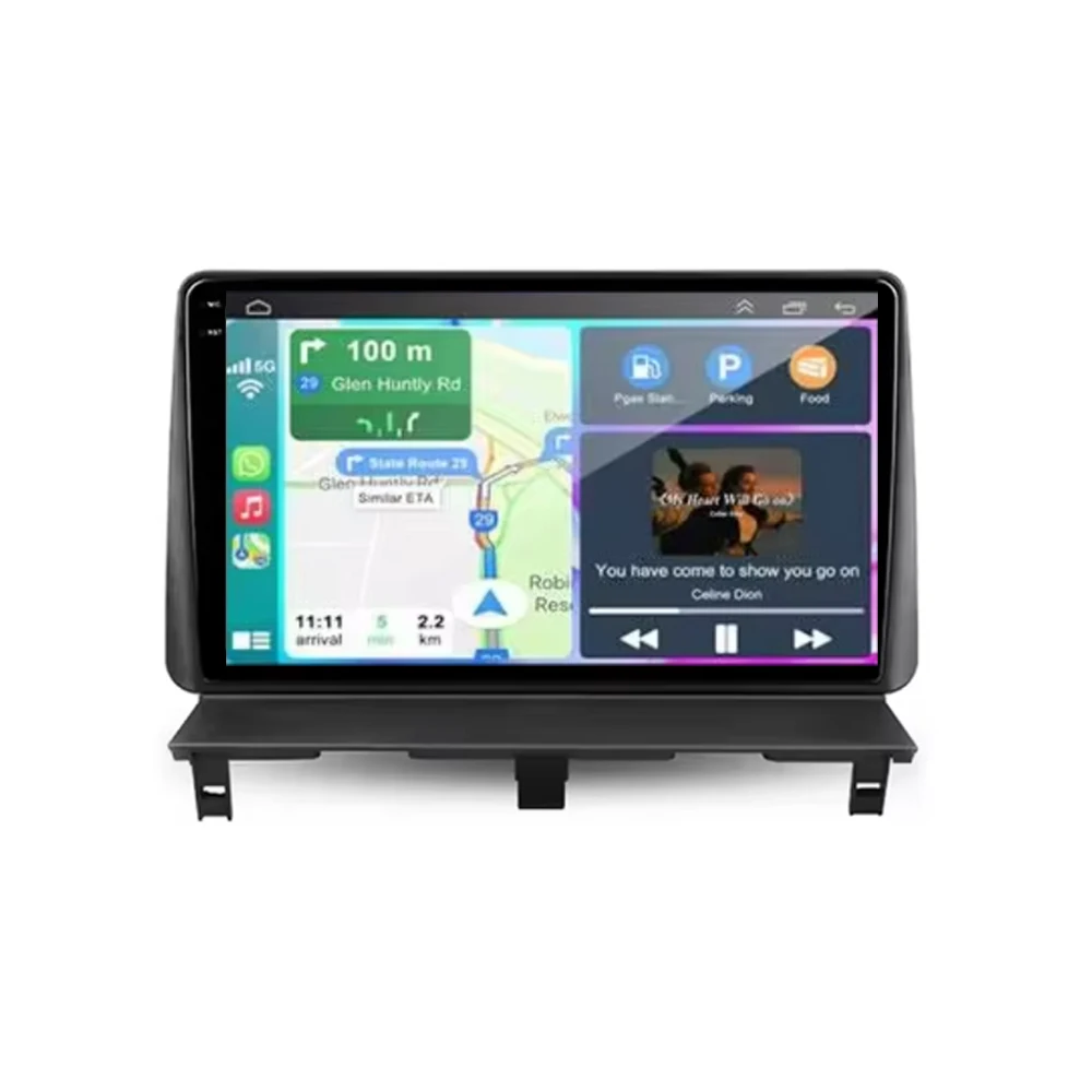 Android 15 autoradio multimediaspeler GPS DSP voor Peugeot Partner 1 2002 - 2008 Partner Origin 1 2008 - 2011 met Carplay - afbeelding 2