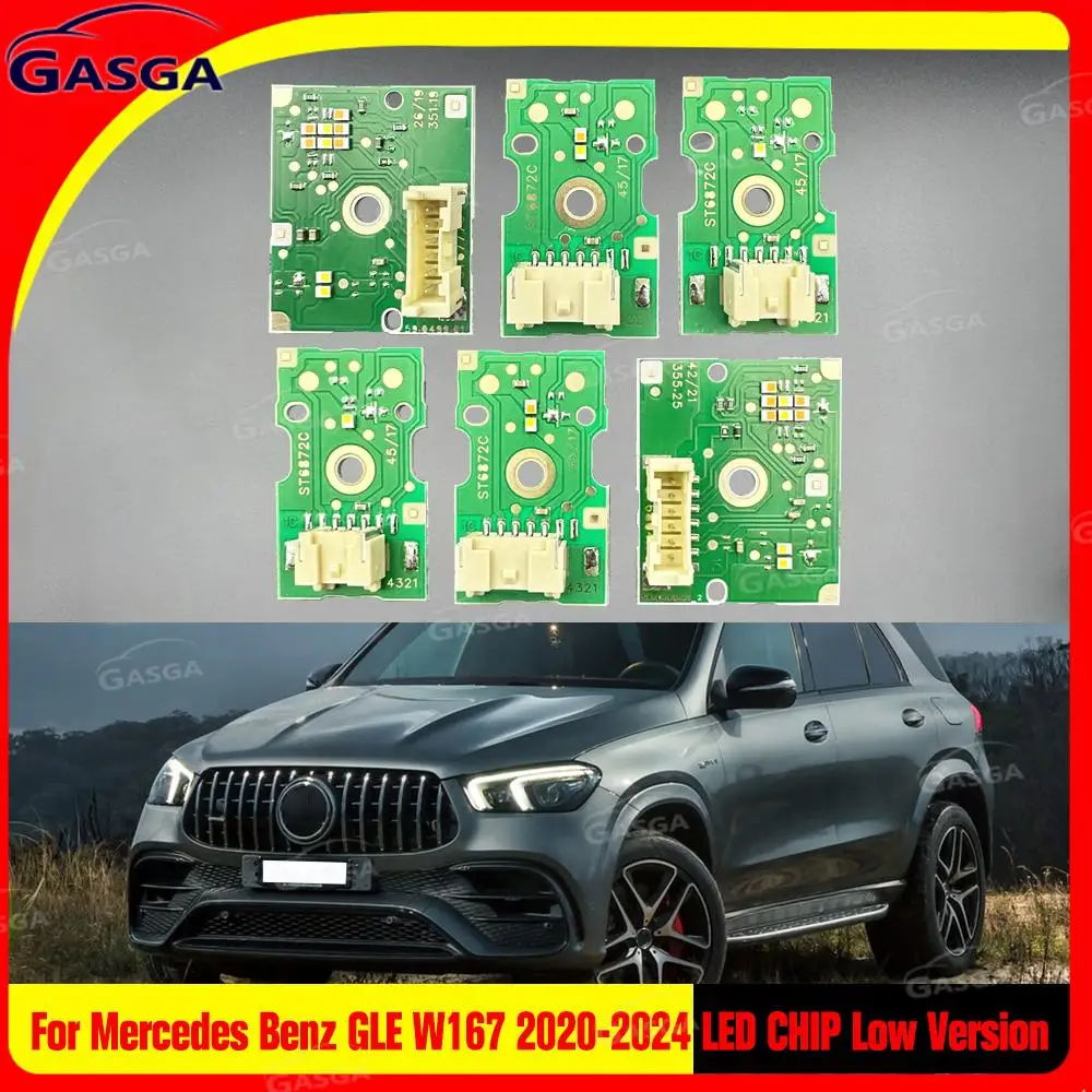 For Mercedes-Benz GLE300 GLE350 W167 2020-2024 Car Headlights DRL Chip Ballast Chip Circuit Board Light Source Board fittings