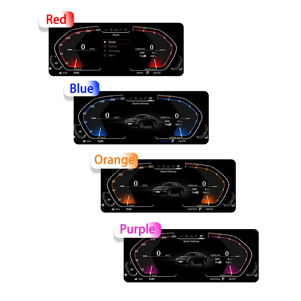Krando12.3 ''автомобильный цифровой кластер для BMW X1 E84 2009-2014 Linux кабина ЖК-спидометр приборная панель виртуальный Фото №5