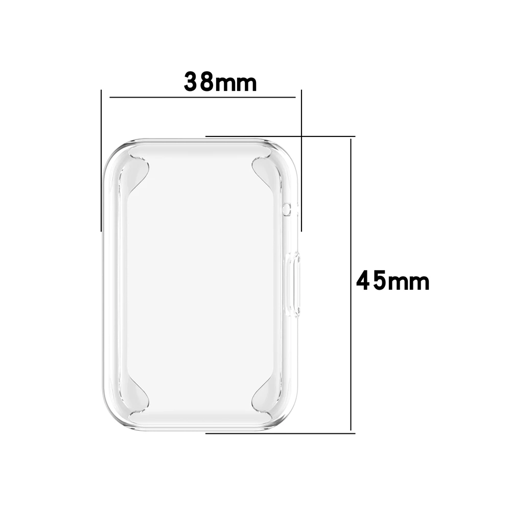 Screen Protector Cover Case For Huawei WATCH FIT Special Edition Smart Watch TPU Plating Cover Protective Bumper Frame Shell Cas