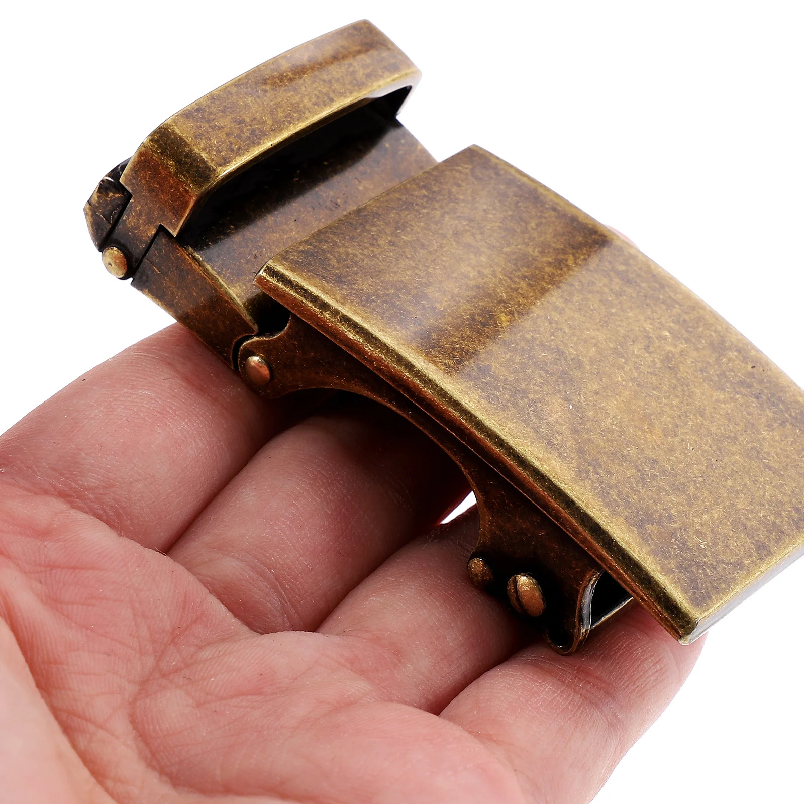 

1Pcs Mens Alloy Auto Buckle Durable Scratchresistant Classic Design Easy to Assemble Disassemble Formal Occasion