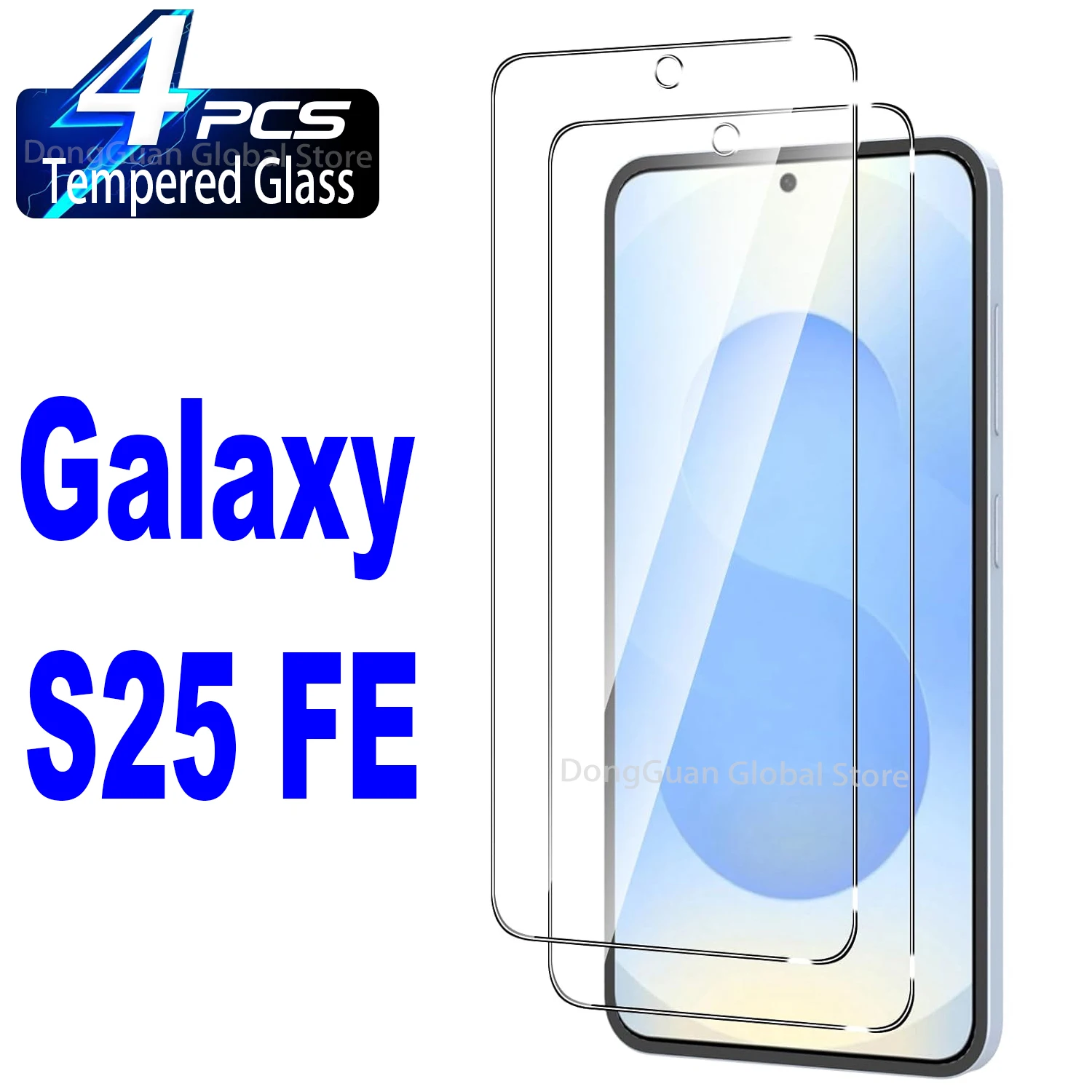

For Samsung Galaxy S25 FE S25FE Tempered Glass 1/4Pcs Screen Protector Glass Film