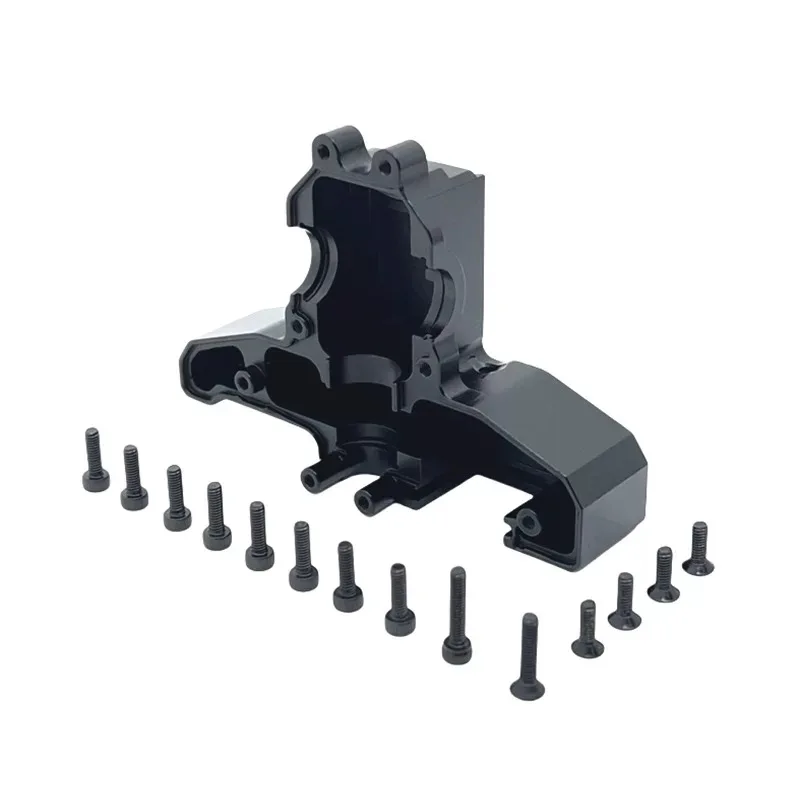 Cubierta inferior de caja de cambios trasera de repuesto, mejora de Metal para MJX 1/14 14211 14301 14302 14303, piezas de coche de Control remoto