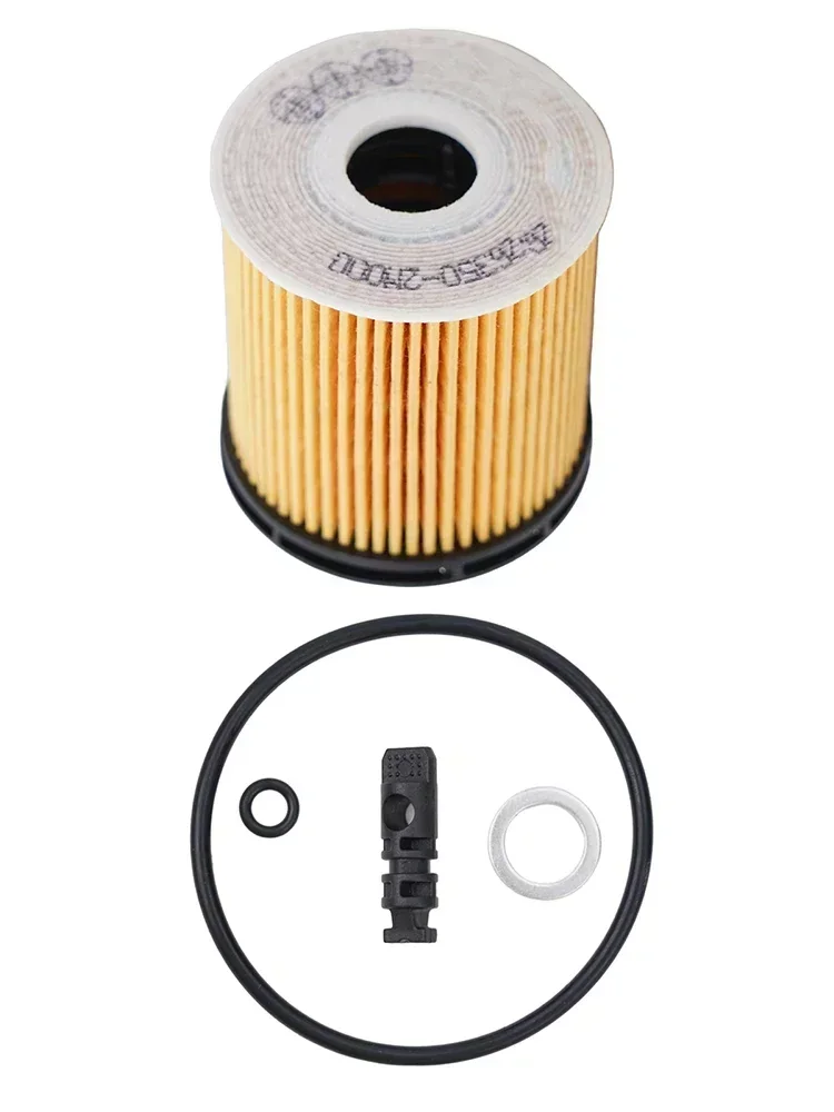 1pc Element Oil Filter Kits 1.6L Good Replaces 26350-2M000 263502M000 Replacement Part Accessories For Kia