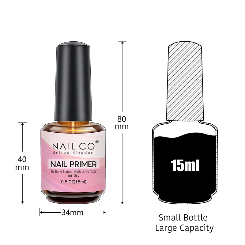 Nailco-女性用エンボスネイルアート用ベースコート,クリーニングなし,マット,光沢,半永久的