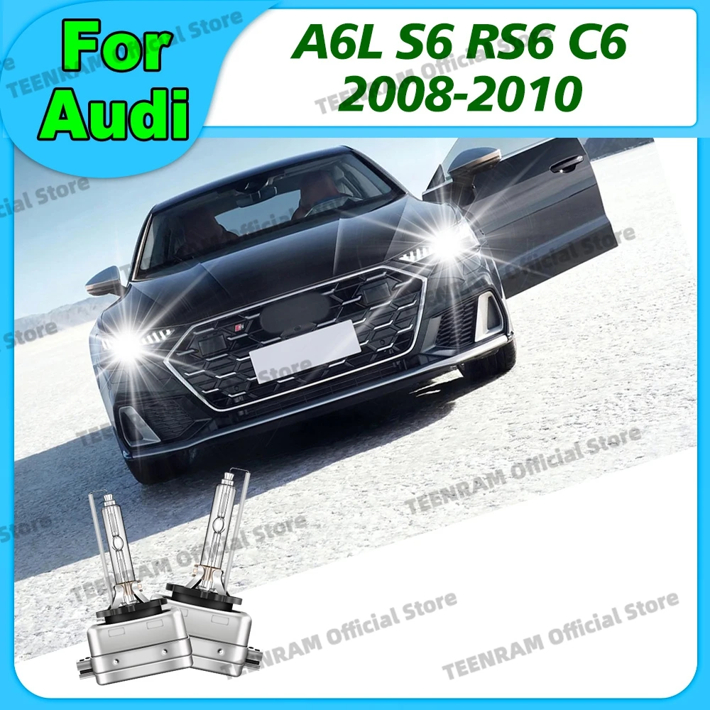 

2x для Audi A6L S6 RS6 C6 2008 2009 2010 Автолампы D3 D3S HID Ксеноновые фары 35 Вт 6000 К 8000 К 10000 К Plug & Play 12 В Аксессуары