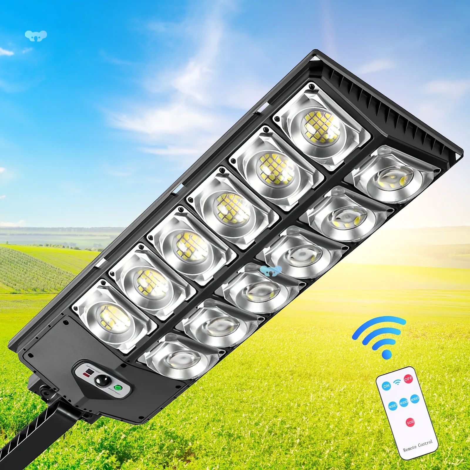 

Wide Range Lighting Solar Lamp Most Powerful Outdoor Solar Light 720 LED Remote Control Garden Street Light Super Bright Lamp