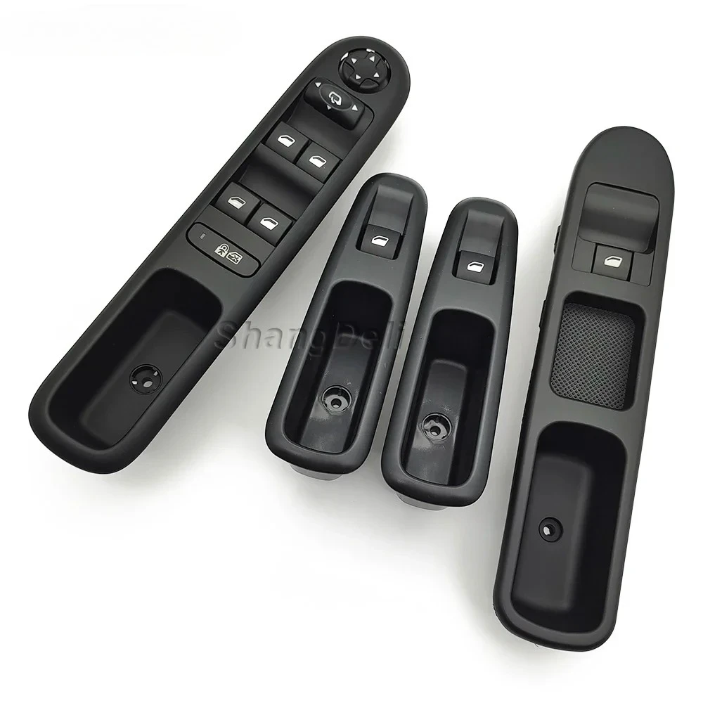 4Pcs/Set LHD Front Left Driver Side For Peugeot 3008 2009 - 2016 Window Control Switch Lift Button