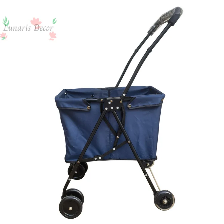 Lightweight shopping cart camping trolley foldable load-bearing 25KG