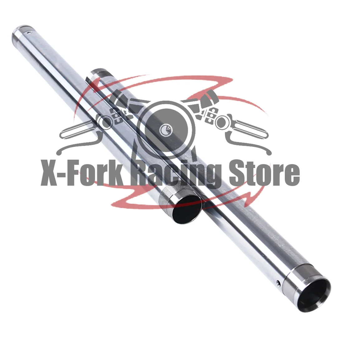 Front Inner Fork Tubes Pipes Pair For SUZUKI GSXR400 GK76A 1990-1995 1991 1992 1993 1994 1.25mm threads pitch Fork Inner Legs