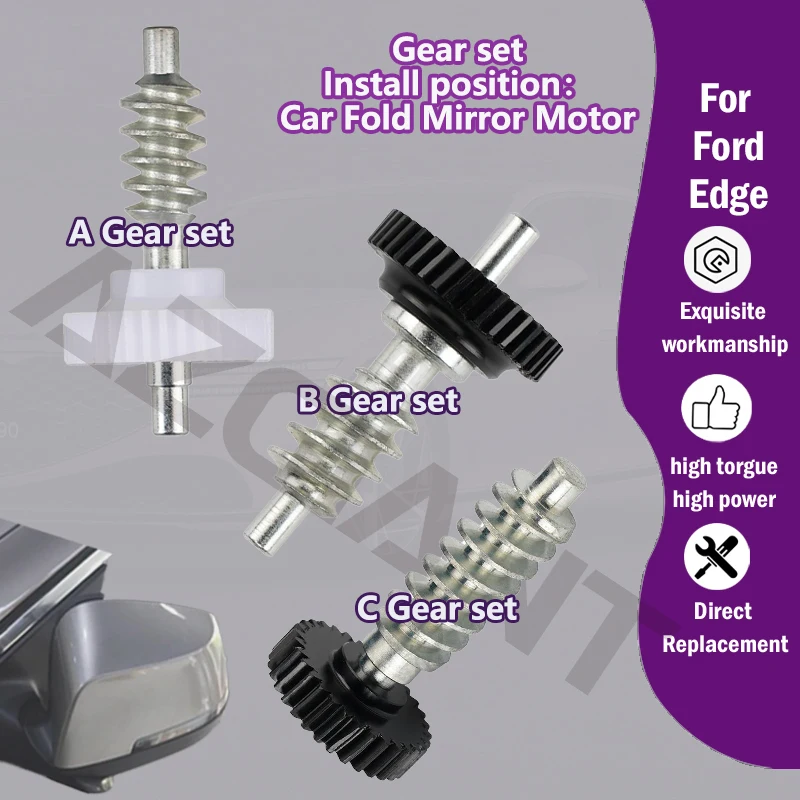 

For Ford Edge Car 35T 38T 31T rigid plastic/metal gear assembly of Electric Rear View Reversing Mirror Folding Control Actuator