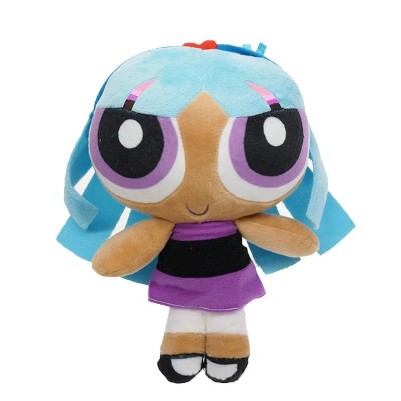 

Мягкая плюшевая игрушка Kawaii Anime The Powerpuff Girls, 25 см, милый мультяшный персонаж Блоссом, изысканная мягкая игрушка для развития творчества
