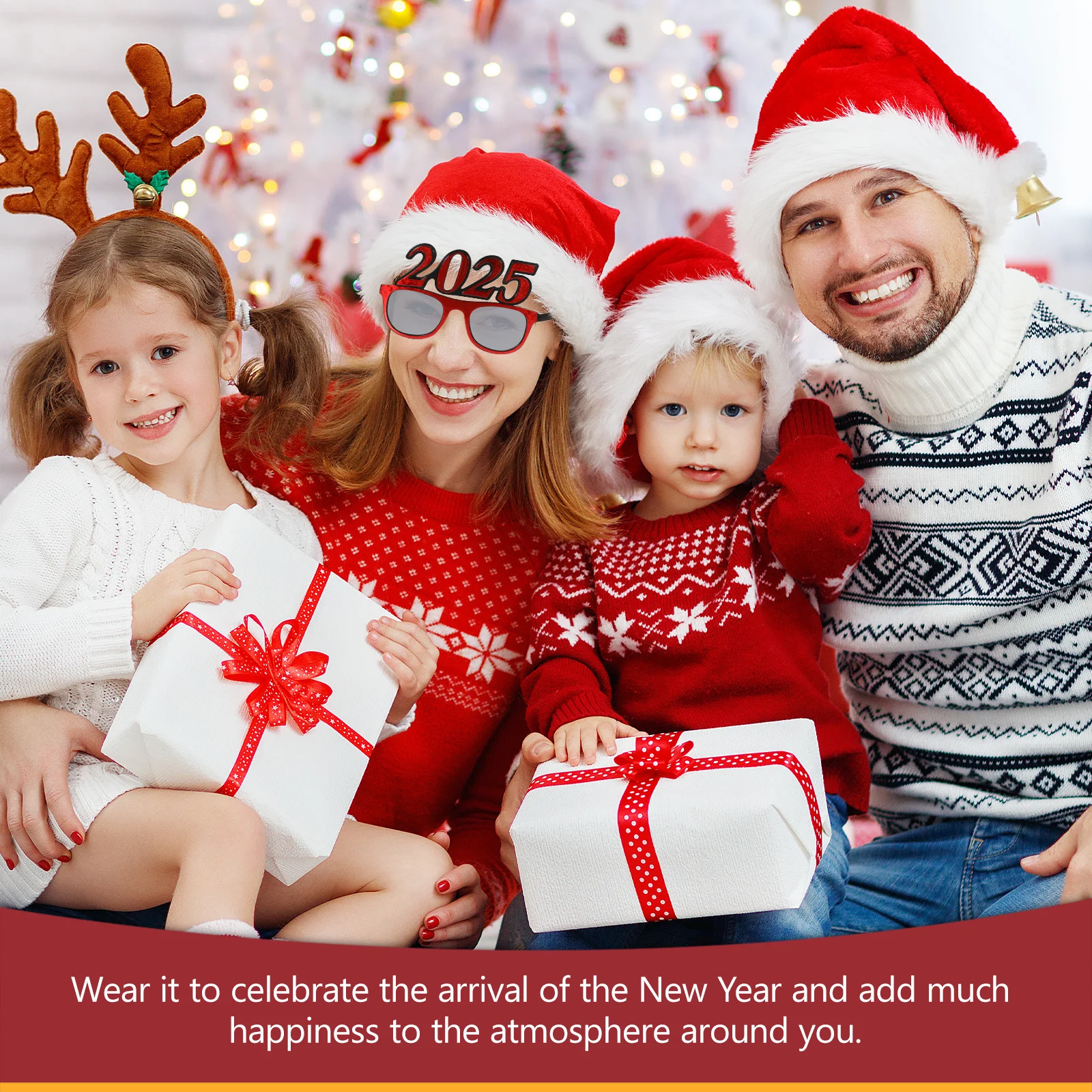 

Funny Eyeglasses 2025 Party Eyewear Novel Number Design For New Year Celebration Photo Props Party Supplies Decor