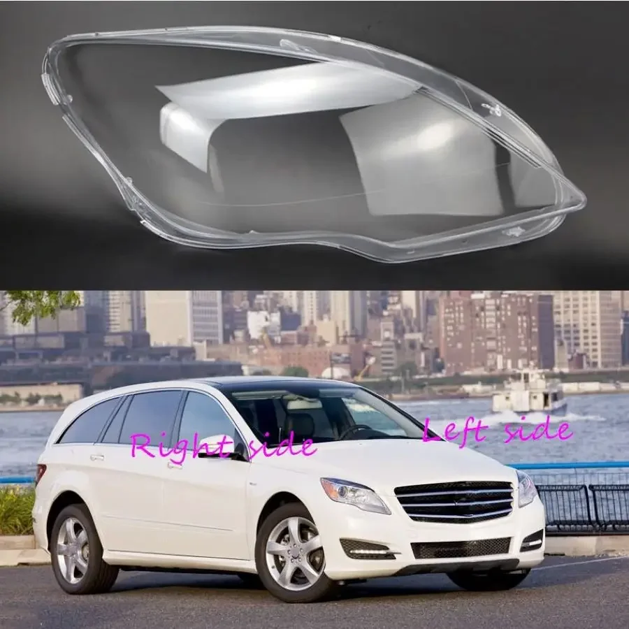 For Mercedes-Benz R-CLASS W251 2009 2010 2011- 2016 2017 Car Headlamp Lens Replacement Headlight Shell Cover Headlight Glass