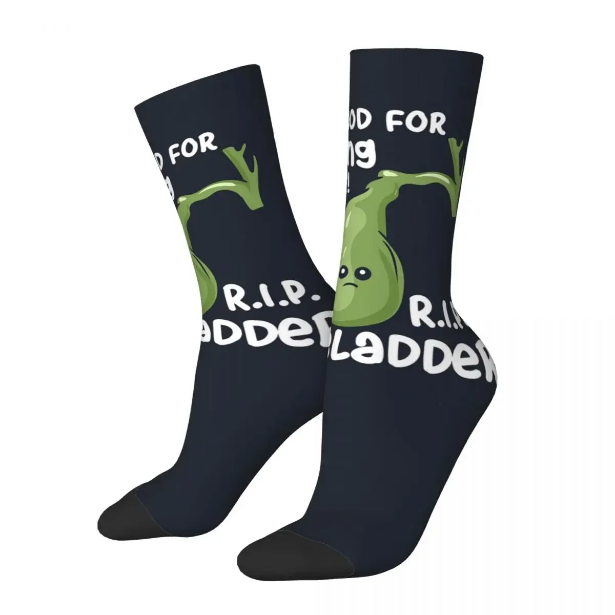 

Gallbladder Out Socks Harajuku Super Soft Stockings All Season Long Socks Accessories for Man's Woman's Gifts