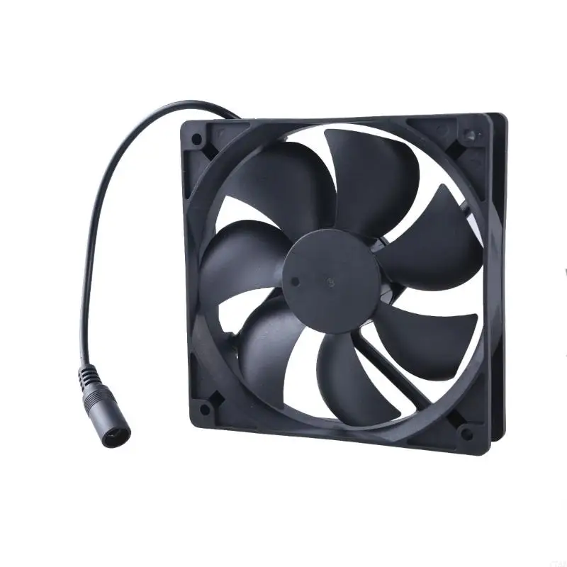 C7AB Heavy Duty 12V 120mm Cooling Fan High Speed for Gaming Console Ventilation