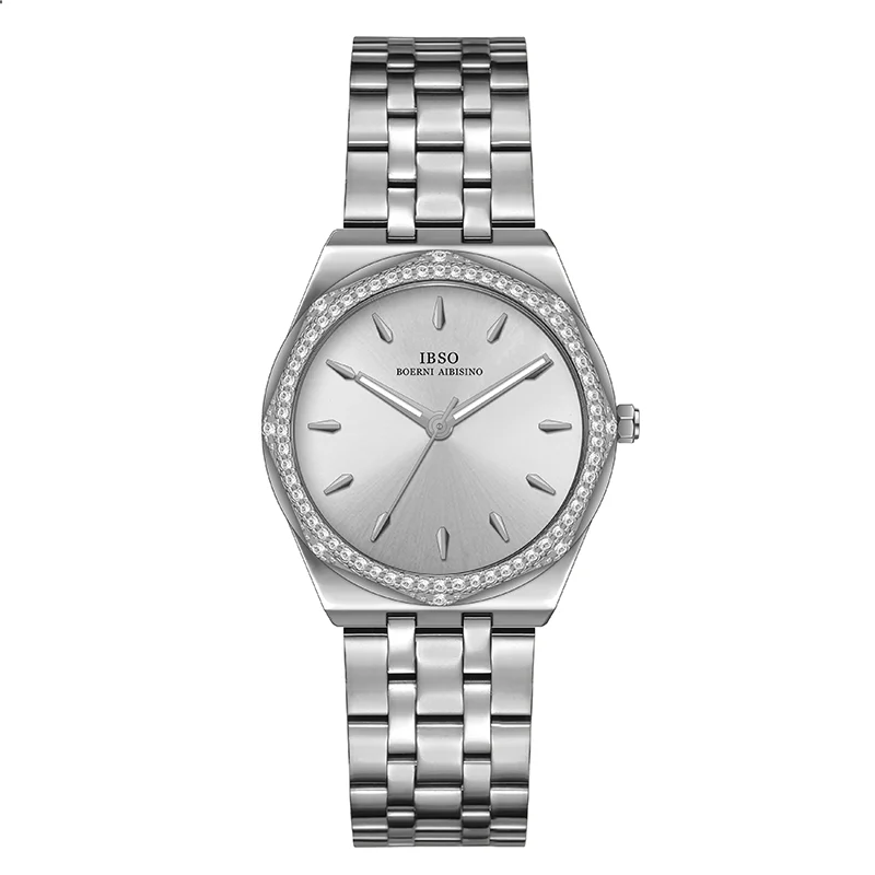 Original Women Watches Steel Silver Simple Waterproof Elegant Ladies Wristwatches High Quality Female Quartz Hand Clock Golden