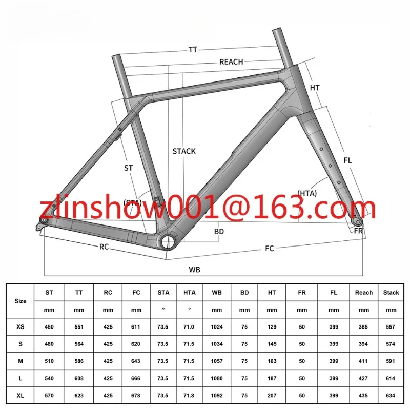 

G068 Aero Carbon Gravel Bike Frame Full Hidden Cable UDH Hanger Disc Brake Race Carbon Gravel Bicycle Frameset