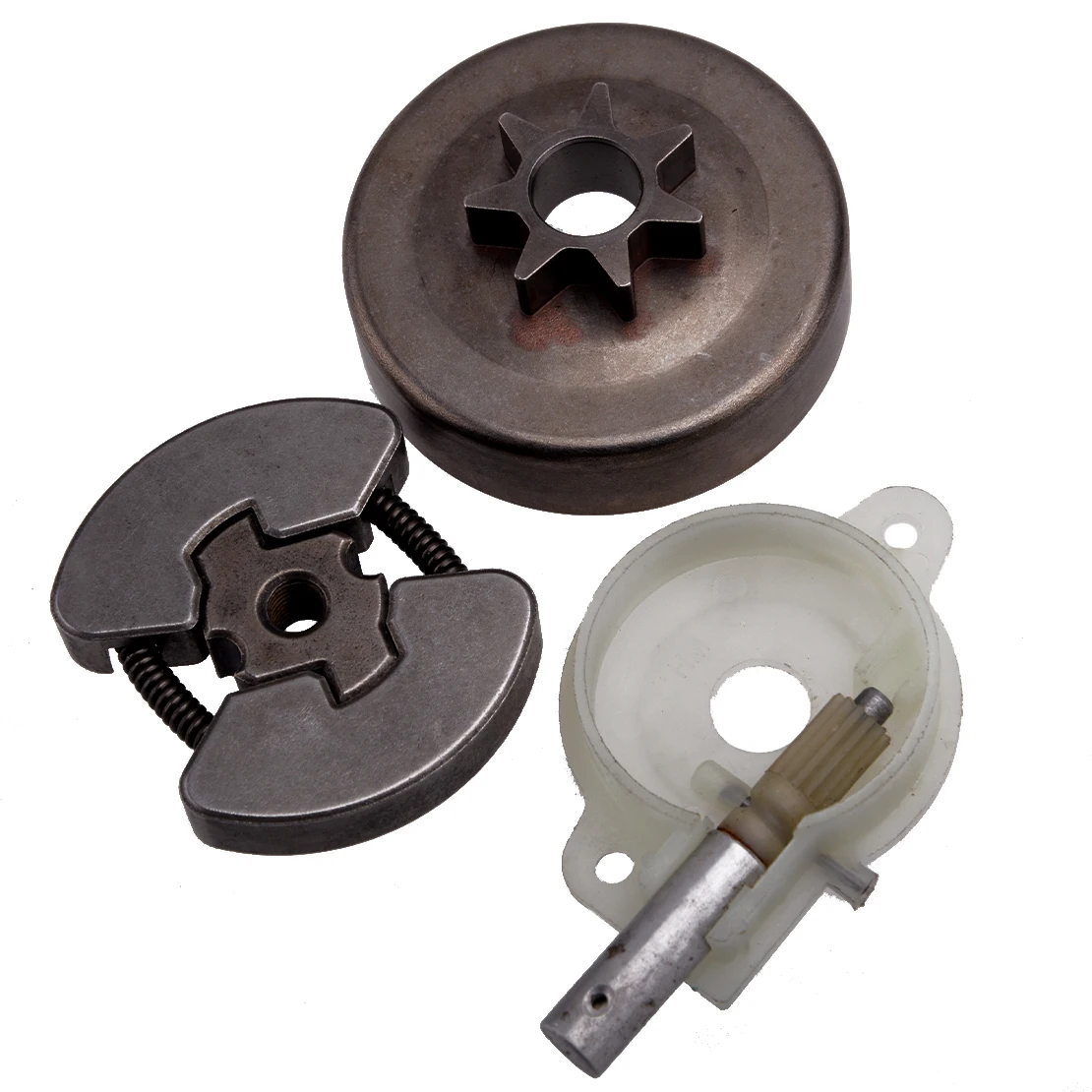 Imagem -05 - Cadeia de Embreagem Roda Dentada Tambor Freio Handle Rolamento Kit Acessórios Substituição Fit para Husqvarna 36 41 136 137 141 142 Motosserra