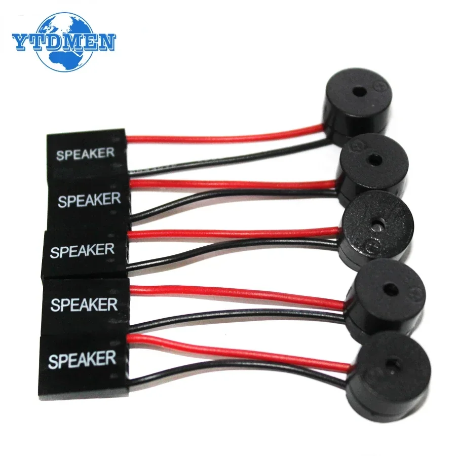 10-40pcs Mini Plug Speaker PC Motherboard Internal Piezo Speaker BIOS Alarm Buzzer for Arduino Computer Case DIY Kit