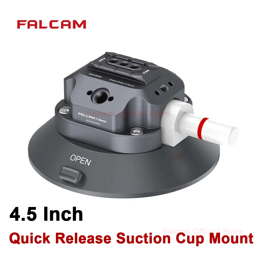 Falcam F22 Quick Release Suction Mount 4.5 inch Camera Cup for Car Travel Holder Stand Barcket for DSLR Gopro Action Camera