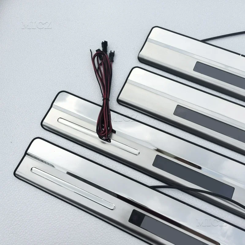 

Для Volvo XC60 2008-2017: Накладки на пороги из нержавеющей стали, защитные наклейки на двери автомобиля, накладки на педали, защитные накладки на пороги с надписью "Welcome"